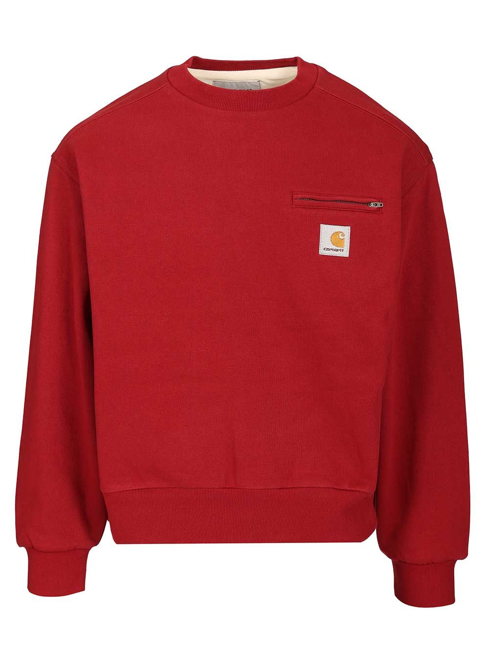 Carhartt Wip Detroit Sweatshirts - Red | 2daad4e68f847b655ed68b467618055717abe66b