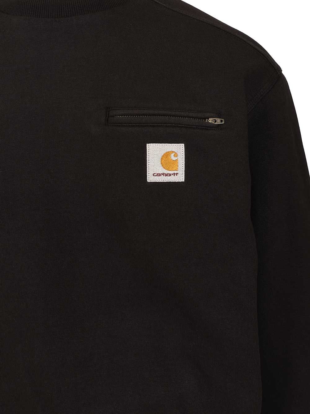 Carhartt Wip Detroit Sweatshirts - Black | ca20f2d716c1307f4561249e5f5be7b239fe7edc