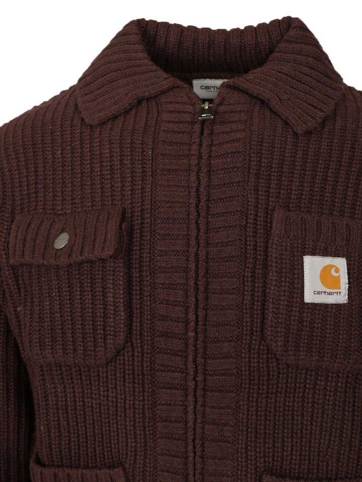 Carhartt Wip Chore Knitwear - Brown | 17cc12fd8acdf04f3364973559cffc2cd0ecc837