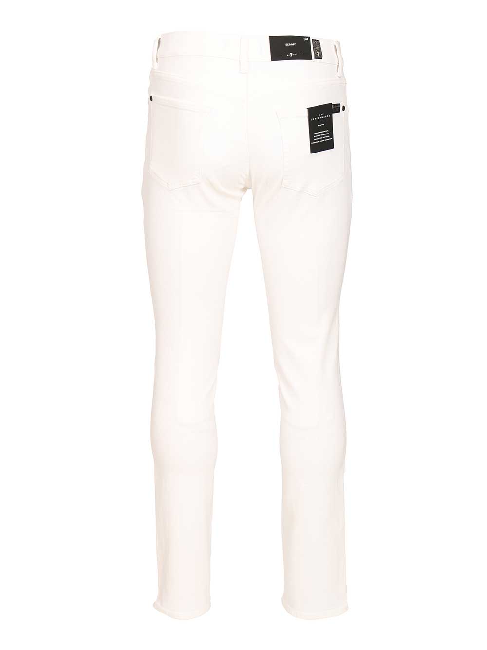 7 For All Mankind Slimmy Jeans - White | 347a22af34daab9d502d0551218bb83424a3d1e1