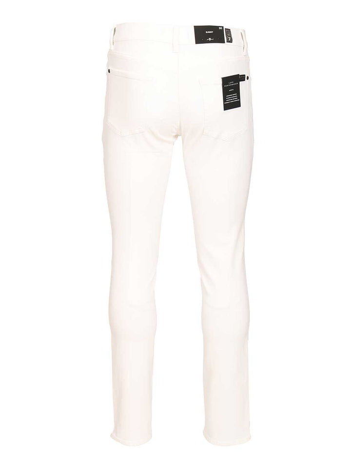 7 For All Mankind Slimmy Jeans - White | 347a22af34daab9d502d0551218bb83424a3d1e1