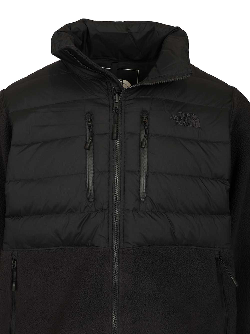 The North Face Rmst Denali Tek Hybrid Jacket Knitwear - Black | bb18e800f7c5ecdc04e72c0427a4aa3eaeb73d35