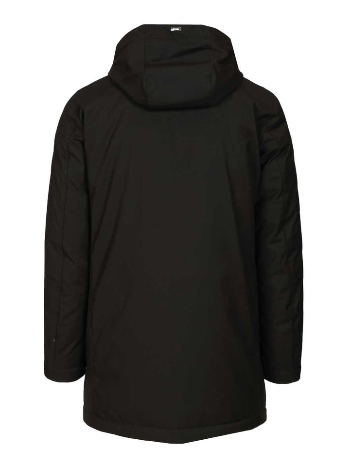 Herno Parka In New Business Technical Fabric And Ultralight Nylon Coats - Black | 9088ae11b3e7cb539bf47d857d67690fc2900138