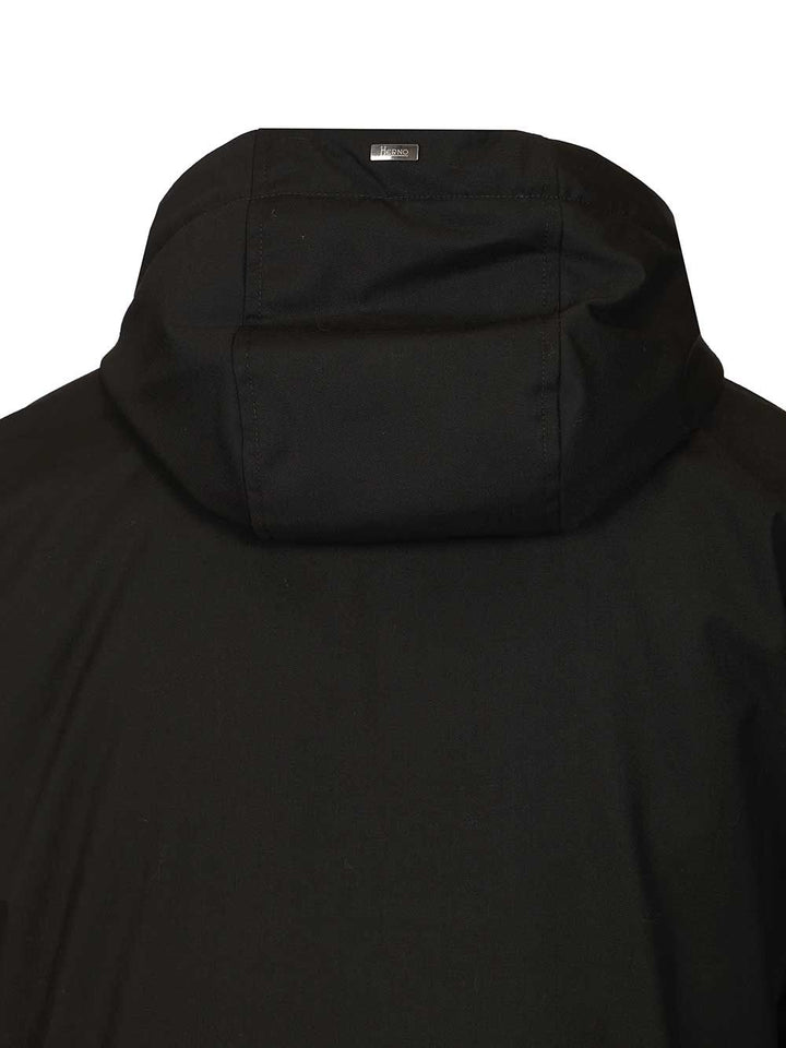 Herno Parka In New Business Technical Fabric And Ultralight Nylon Jackets - Black | a6828867098eee12532cf4f0a3403cce8fc5e48b