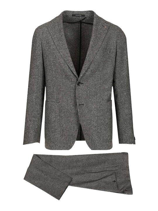 Montecarlo Suit In Tweed Dresses Grey