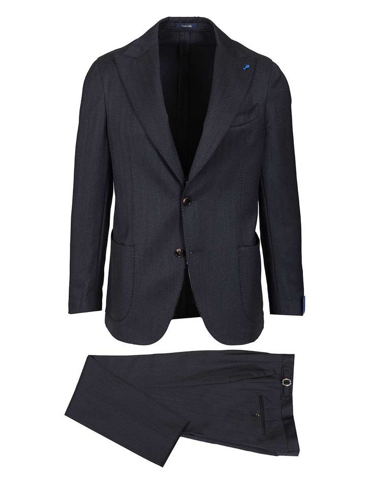 Guarinucci 12 Micron Wool Dress Jackets - Blue | bea67c67a3398181482e44fd64bf369ee5760b7b