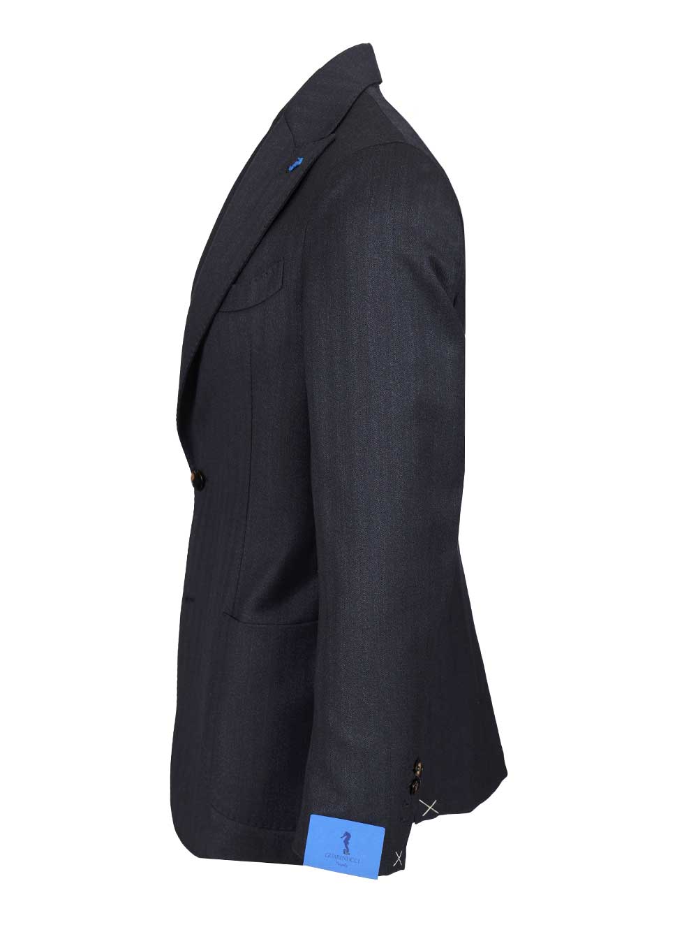 Guarinucci 12 Micron Wool Dress Jackets - Blue | 899ad51c91378ec4ee52cf1842098ae62aee92ad