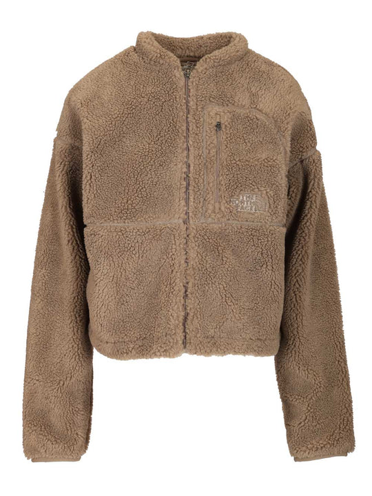 Extreme Pile Full Zip Fleece Knitwear Brown