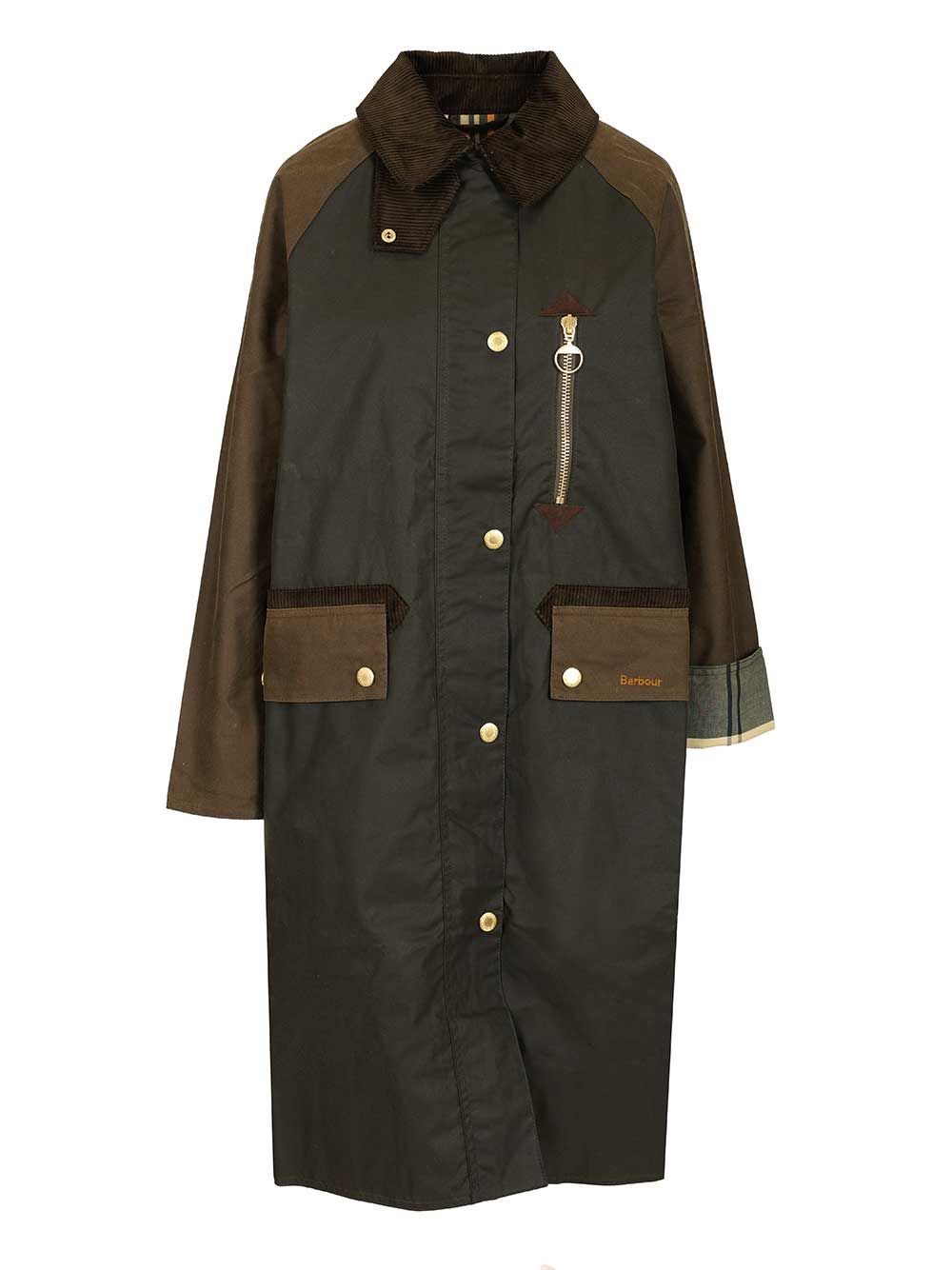 Barbour Evette Waxed Jacket Jackets - Green | b1a93d5e20e631b047fb53f992f7d43b12b5f5e0