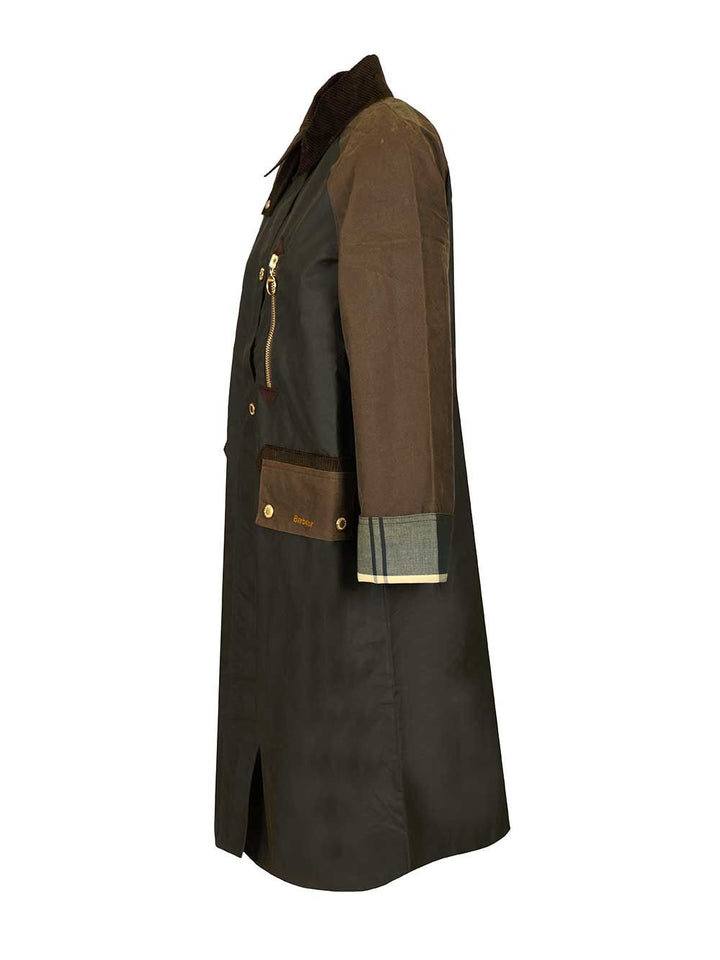Barbour Evette Waxed Jacket Jackets - Green | ed74cf7c548a08de9154d77e8ffa962331aec5e8