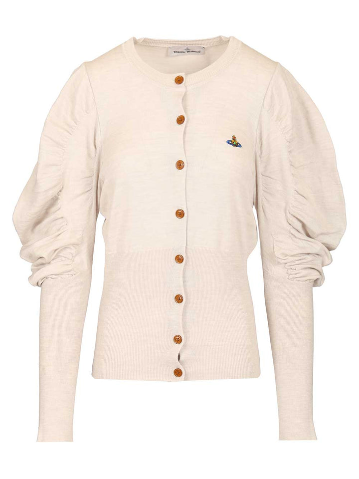 Vivienne Westwood The Eli Wool Cardigan Knitwear - White | 987129555e512d2da7fab8cedf83c2a02d0c6d1b