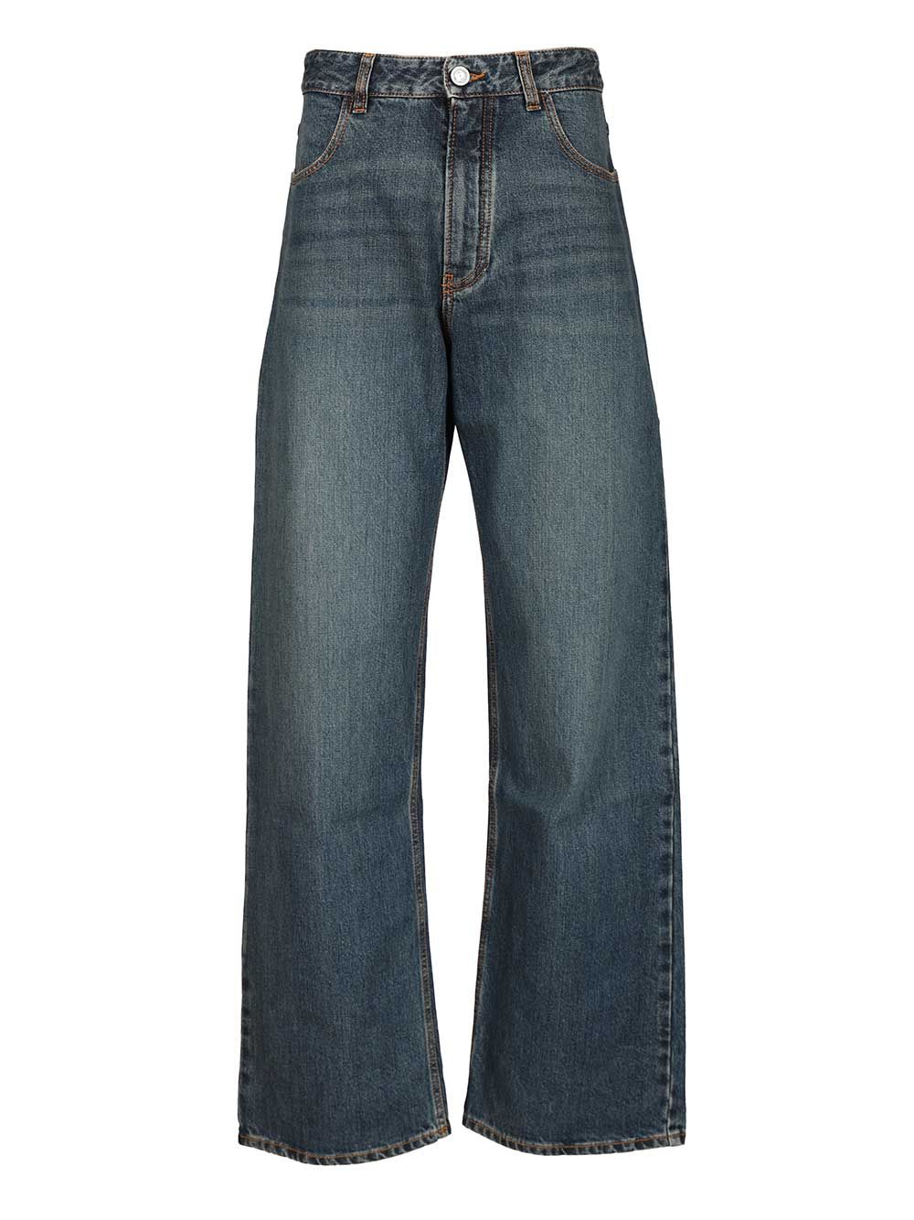 AlaÏA Low-Waisted Denim Trousers Jeans - Blue | 99d5ba8a975238d2f7bbf6f7899c0e000c396e85