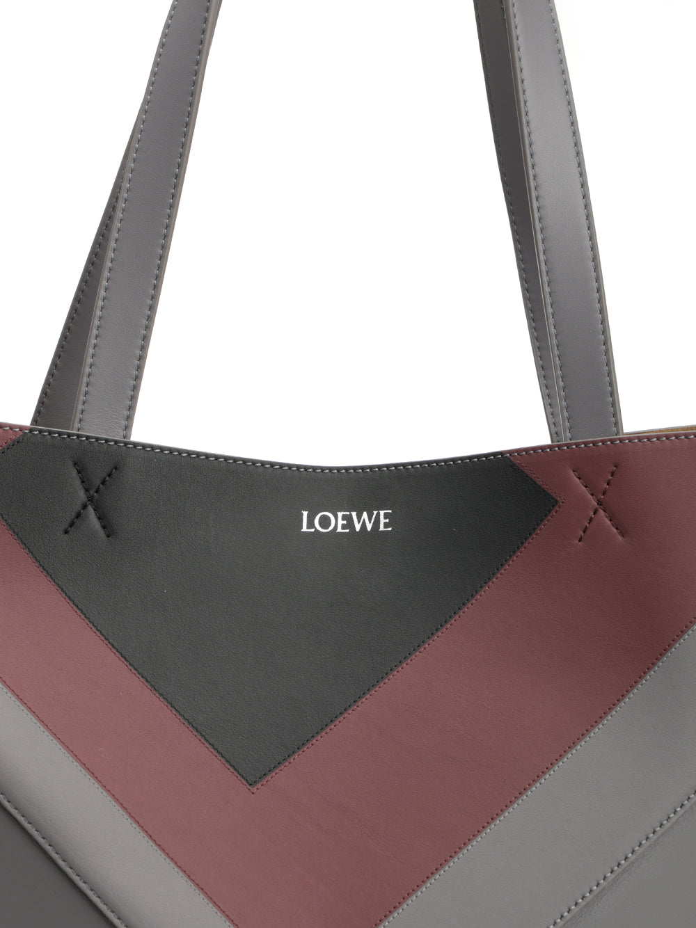 Loewe Puzzle Fold Tote Xl X Josef And Anni Albers Shoulder Bags - Grey | e428c9ce5fda5317349842df9d2bf1704183be98