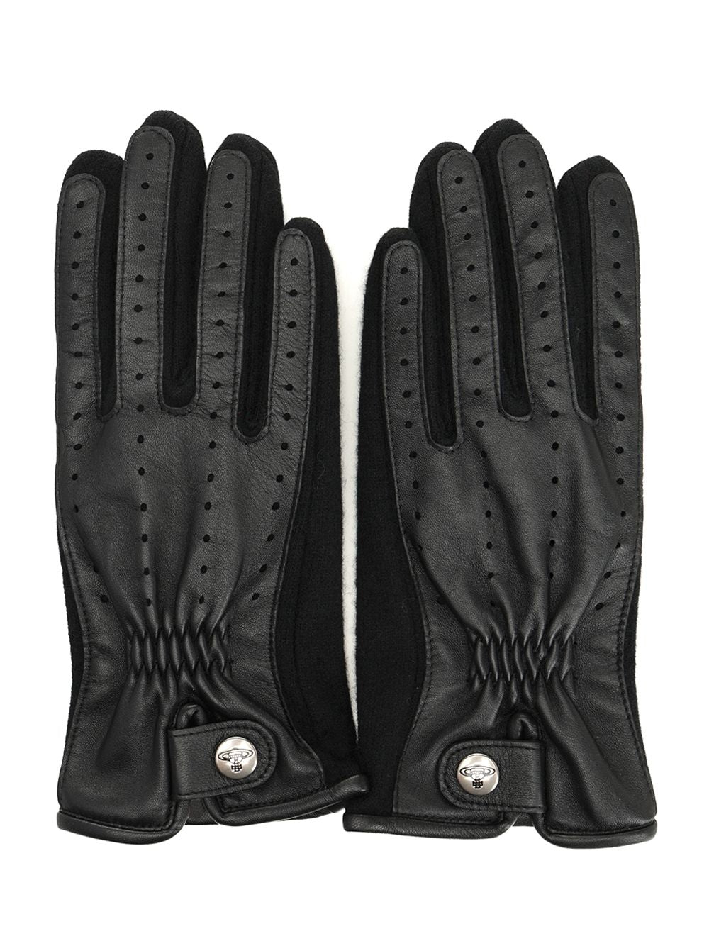 Vivienne Westwood Leather Gloves - Red | 5d1e218d93027ac4878682b4bf346f983cf103a1