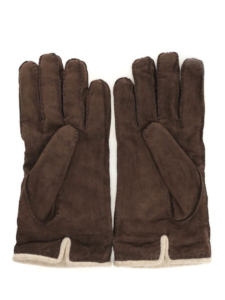 Fedeli Suede Gloves - Brown | 19764a672fc51159305a0127db2d62c8adcf9dd7