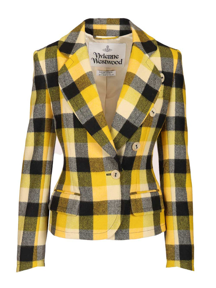 Vivienne Westwood Georgia Blazer Jackets - Yellow | af00e4c2ca9d5f938de3a82cb05e099ebbce9548