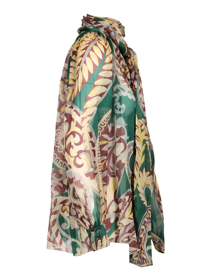 Etro Organza Blouse Shirts - White | 29367fa77470267d3af28d9955b0dd7902e08fef