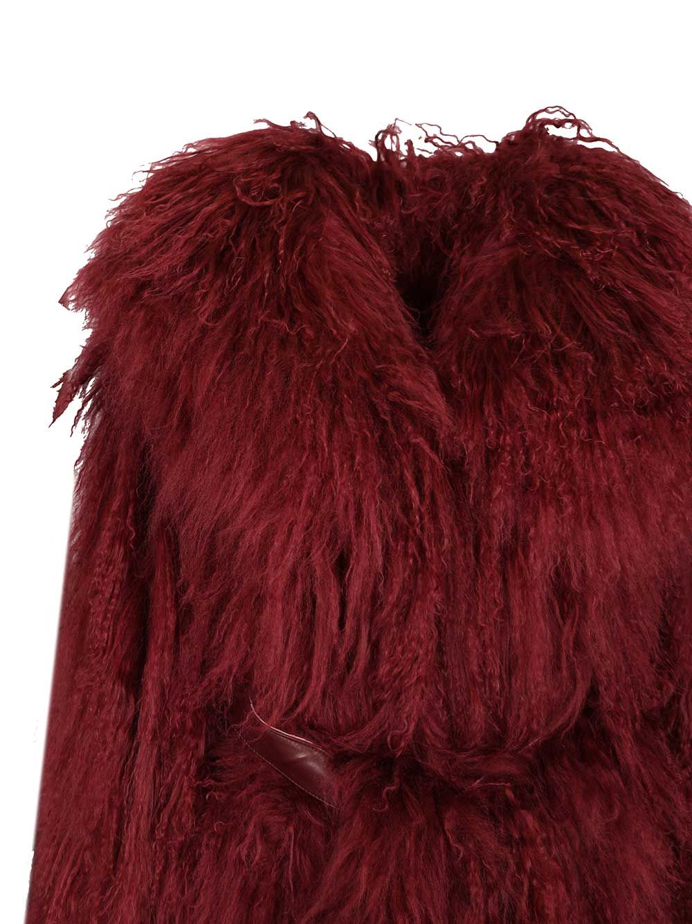 Numero Otto Mongolian Coat Coats - Bordeaux | 06df4abbb2ab3b0da766d830a8fc64348a7fd7f7