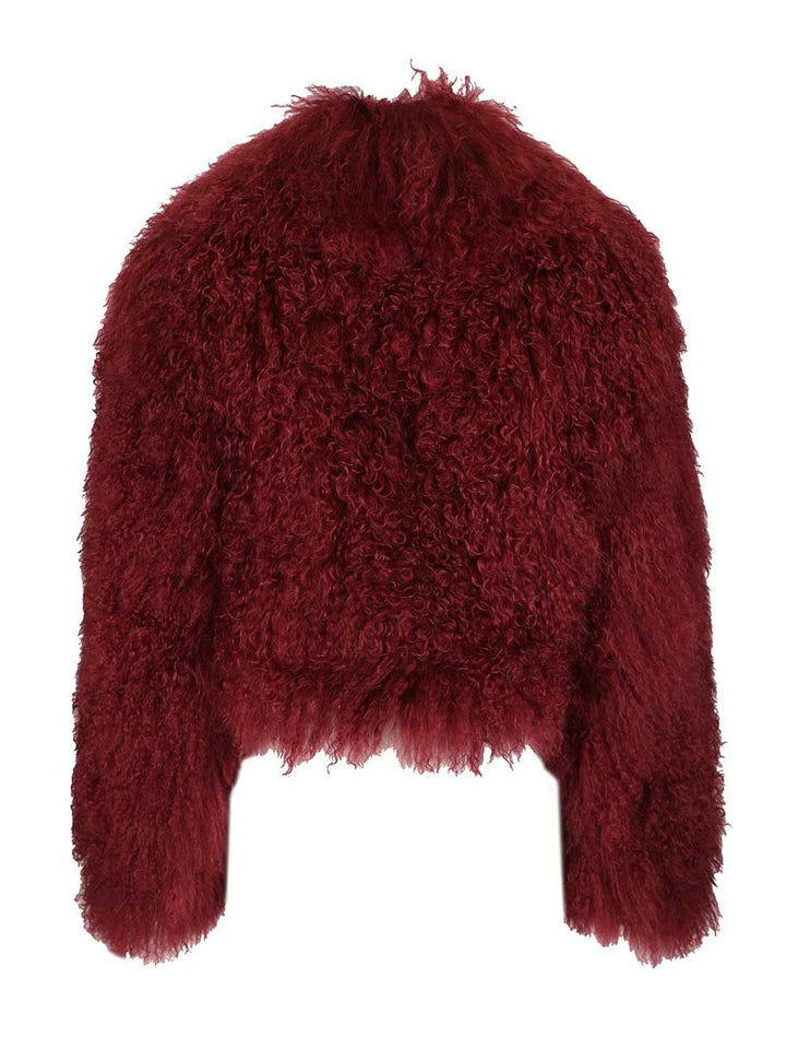 Numero Otto Short Jacket Coats - Bordeaux | 5c4630ea7ae0dfbc3c0bd34bca0c4cff2117caa9