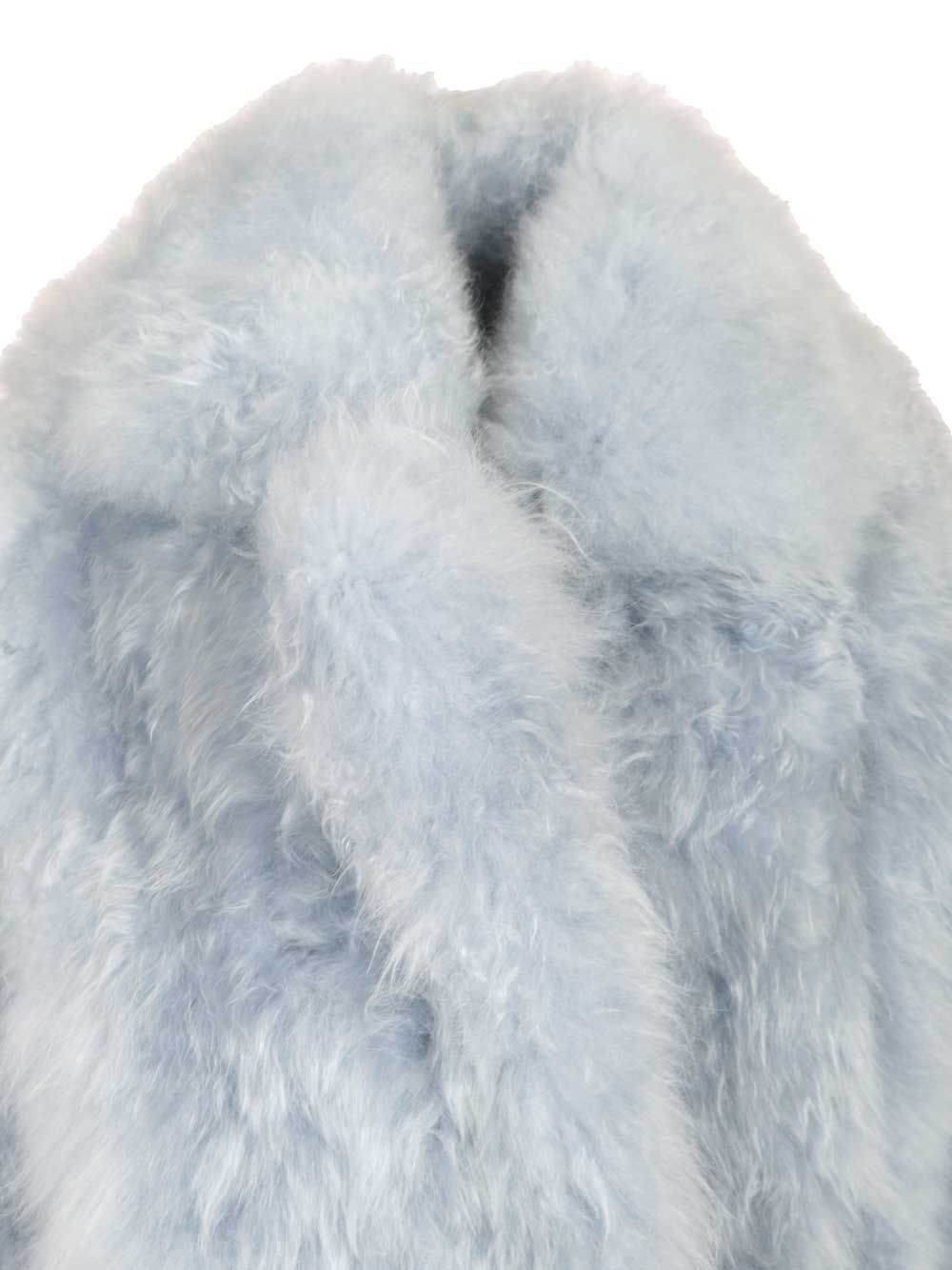 Numero Otto Short Jacket Coats - Light blue | 2f865d081af9f6da068eba23bdbe15a5e1153376