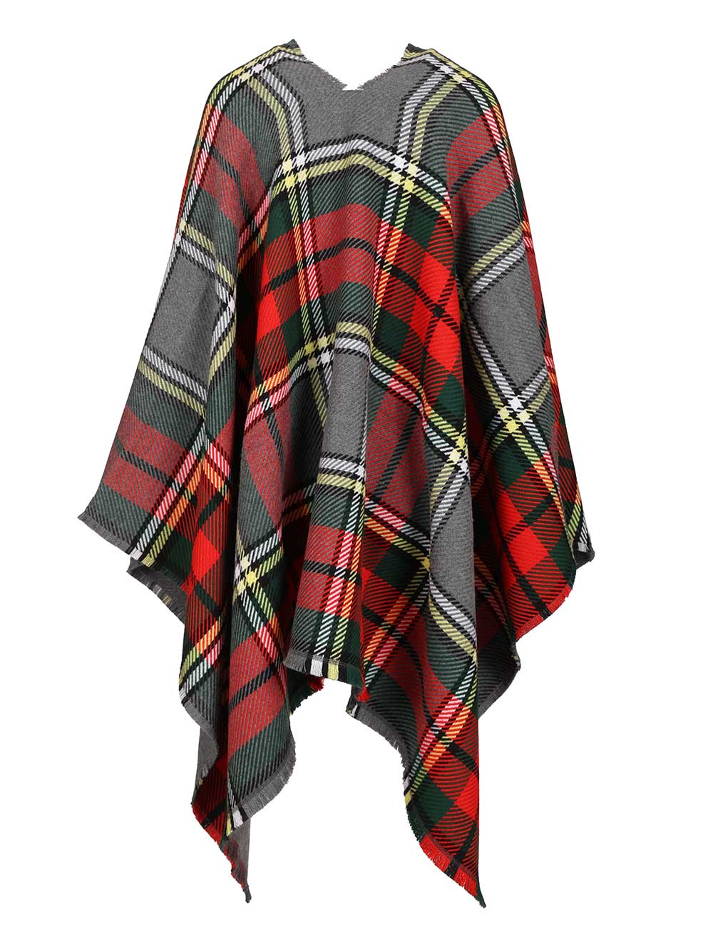 Vivienne Westwood Tartan Moonshine Poncho Scarves And Foulards - Red | 138707b1795a082cbd8fcaf08b8ab33b1e0d13aa