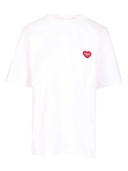 Heart Patch T-Shirt White