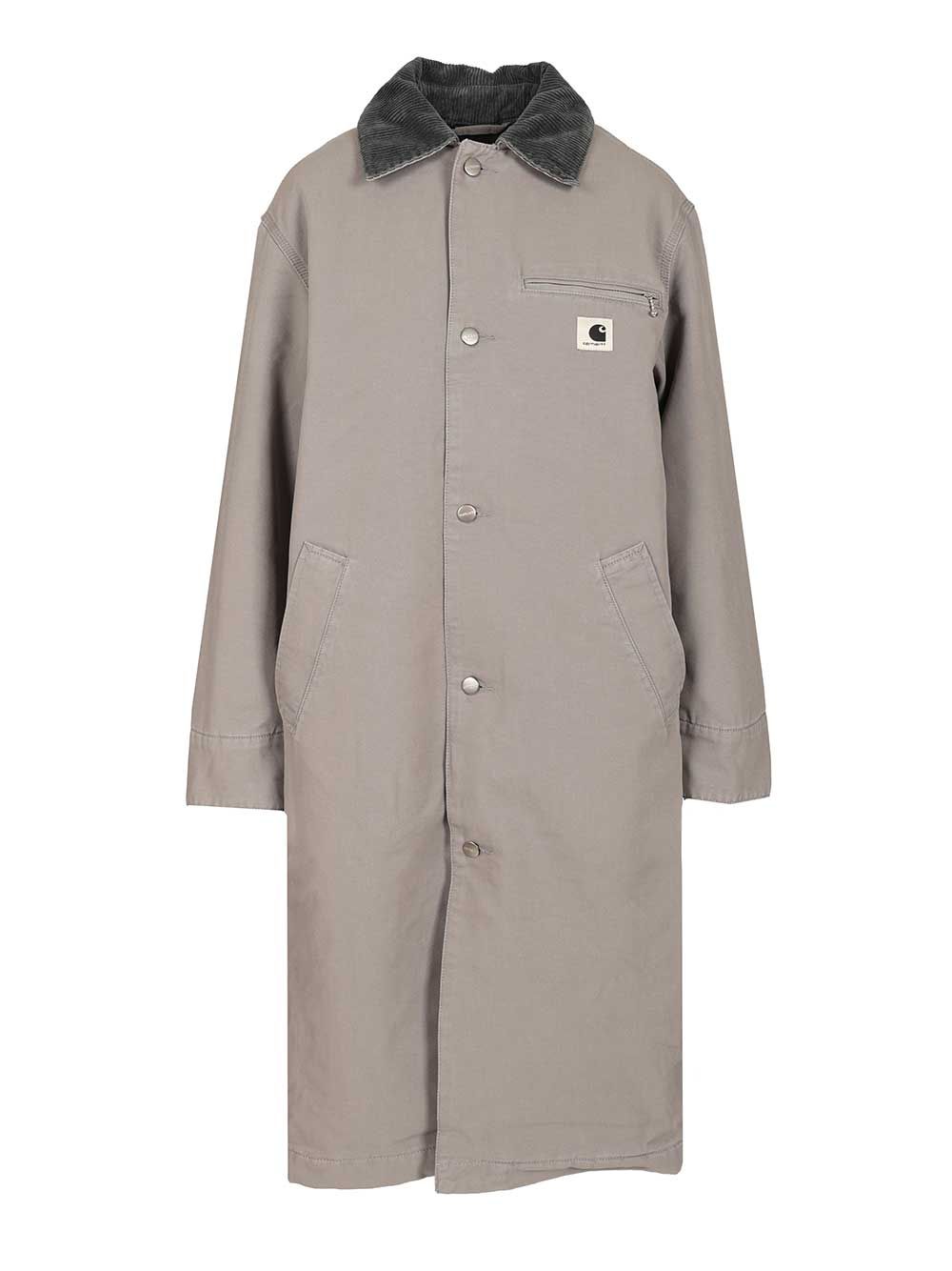 Carhartt Wip Webster Coat Jackets - Grey | 9e63ff504670ba64a0862e377b5606ab6ea20b52