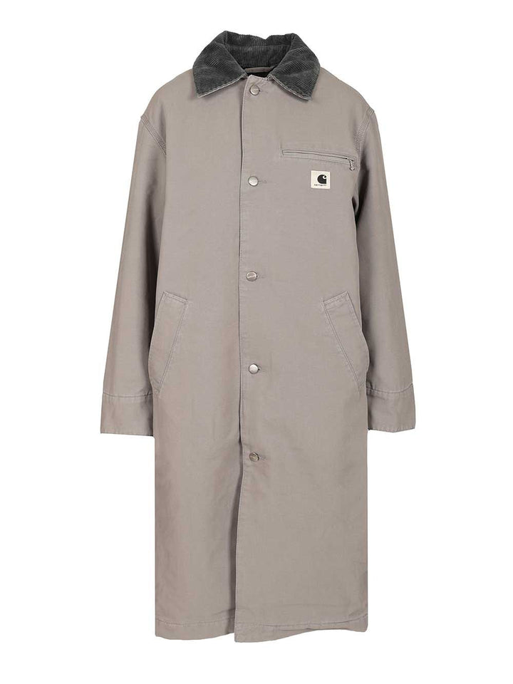 Carhartt Wip Webster Coat Jackets - Grey | 9e63ff504670ba64a0862e377b5606ab6ea20b52