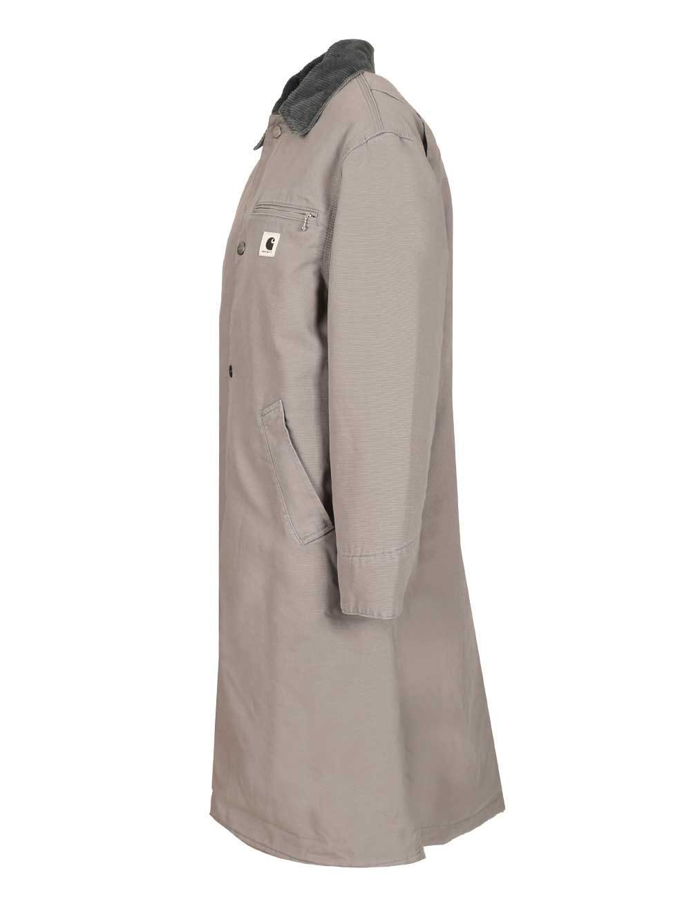 Carhartt Wip Webster Coat Jackets - Grey | f81d312be3ec4990180090c9db2c3a8cc0d7688c
