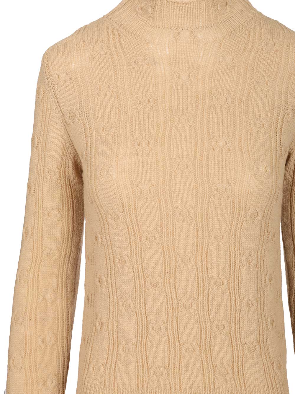 Dries Van Noten Tessy Sweater Knitwear - Beige | 32935a70dbe1a6f0355f70207a1d63c31e091ce4