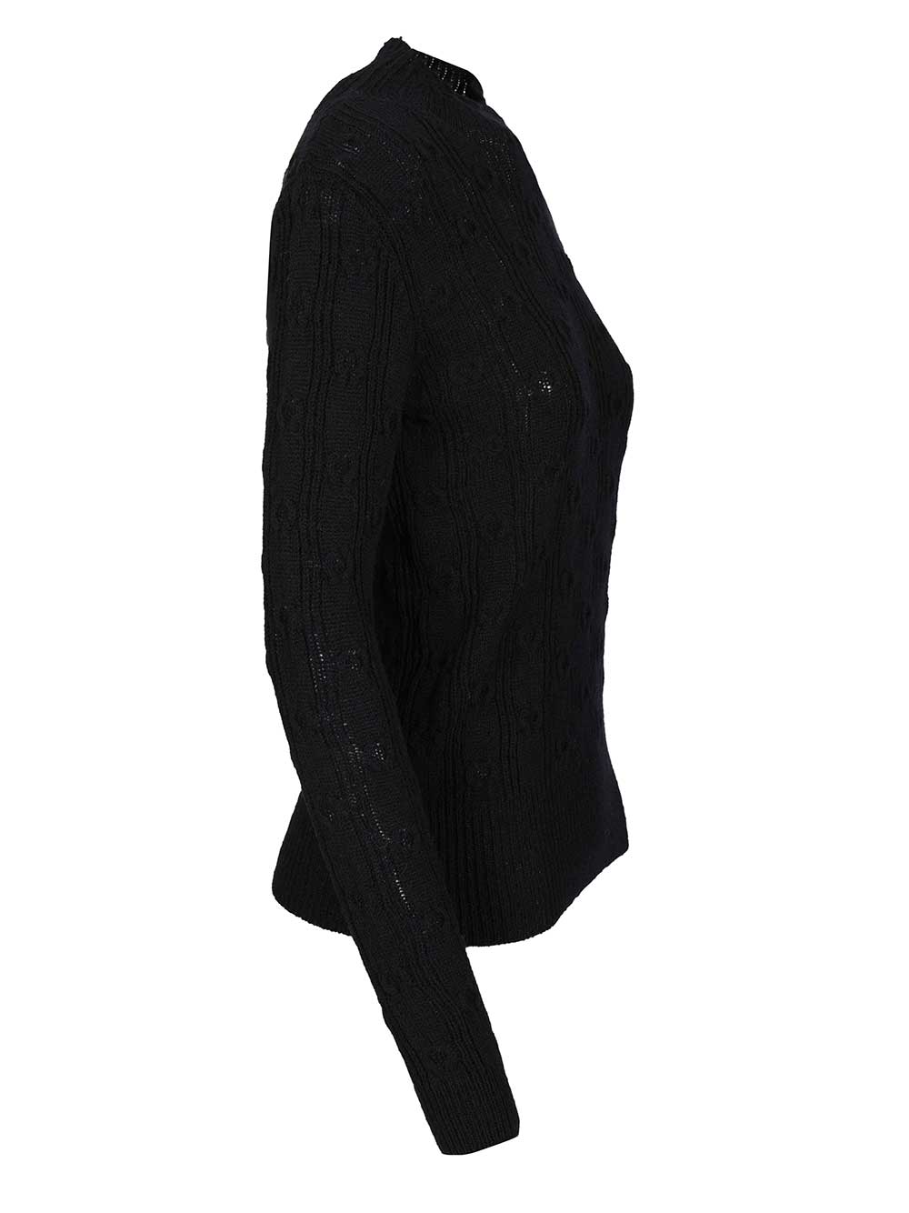 Dries Van Noten Tessy Sweater Knitwear - Black | 968d264f64c1506485d4bc49ae4e2c5e1f32f38d