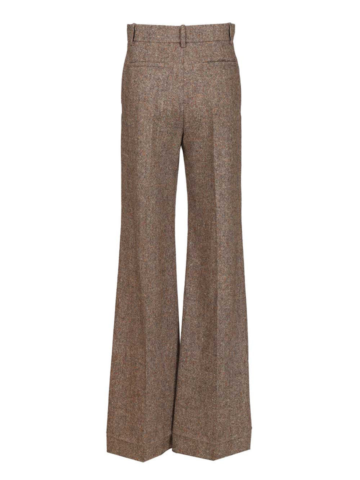 Valentino Garavani Natté Trousers Jeans - Brown | d8576904600c87947c329568d46fd18626e50db2