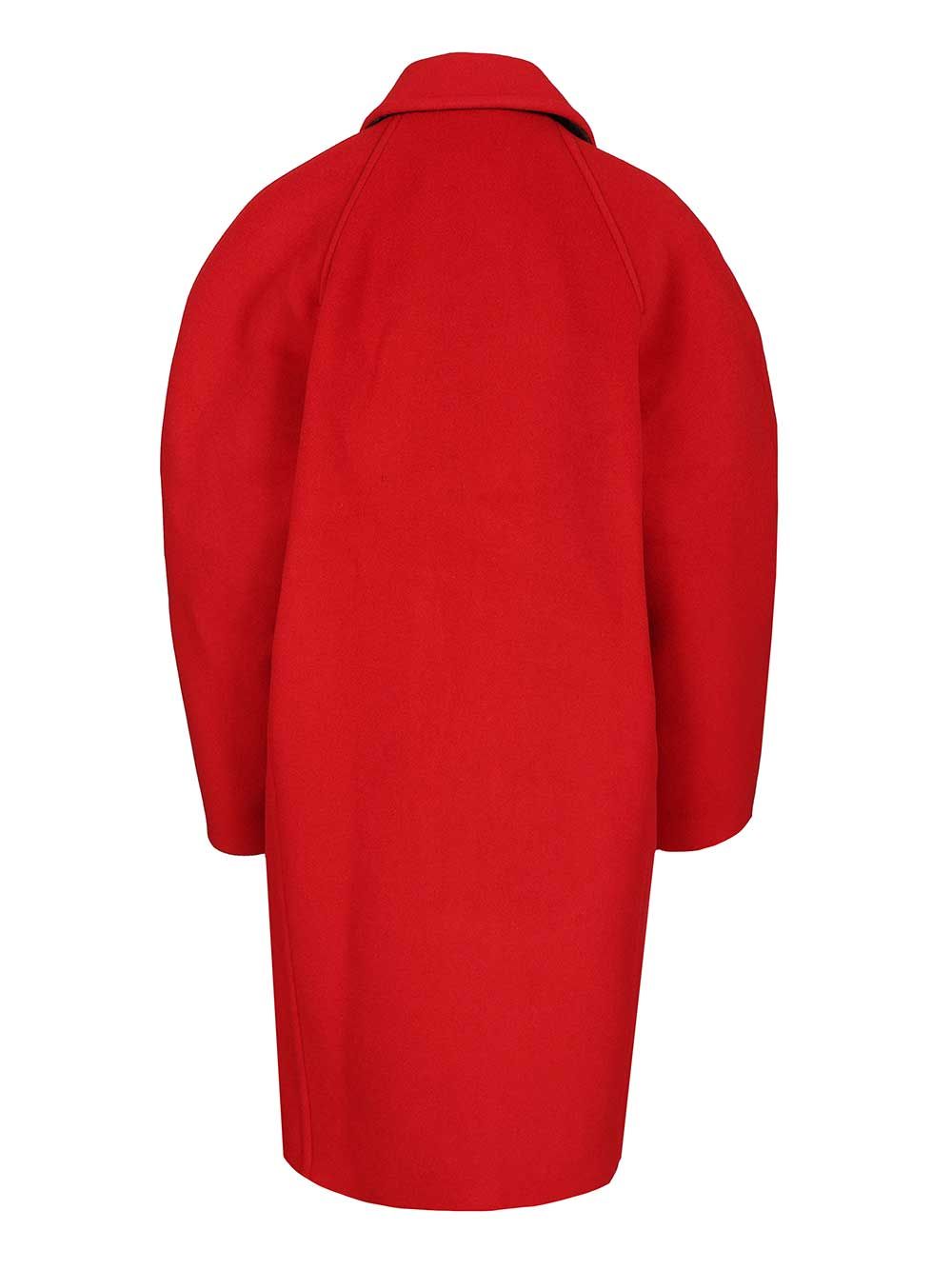 Filippa K Cocoon Coat Coats - Red | abd0ebdf11f250654ab88adaac1df3242a3be1b2