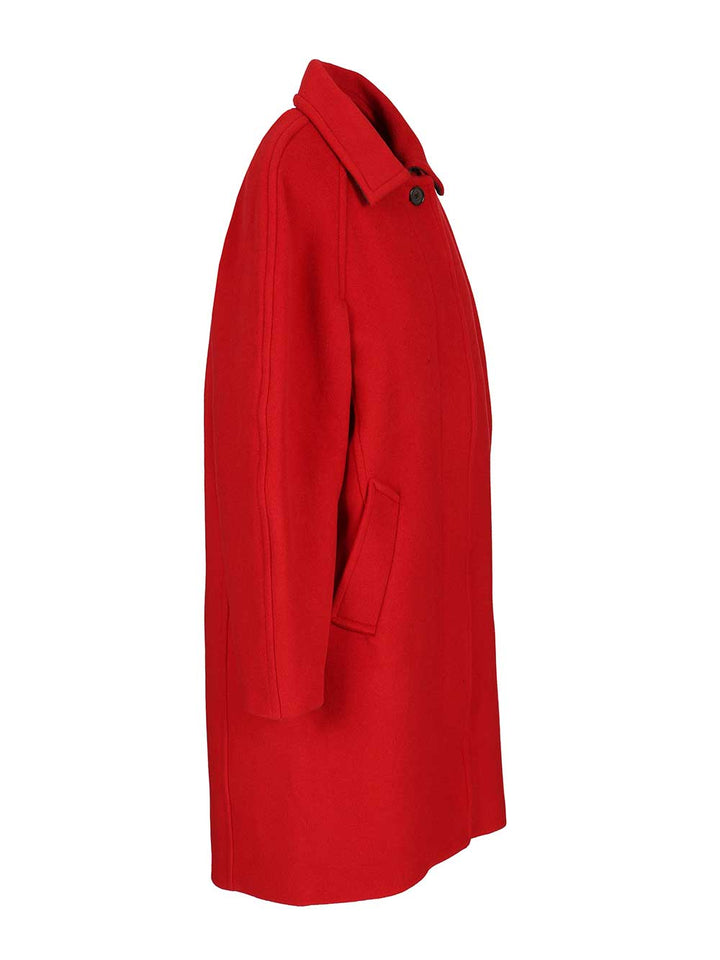 Filippa K Cocoon Coat Coats - Red | 1f77123f7bfda08f6ac7fff913d87c146d2886e2