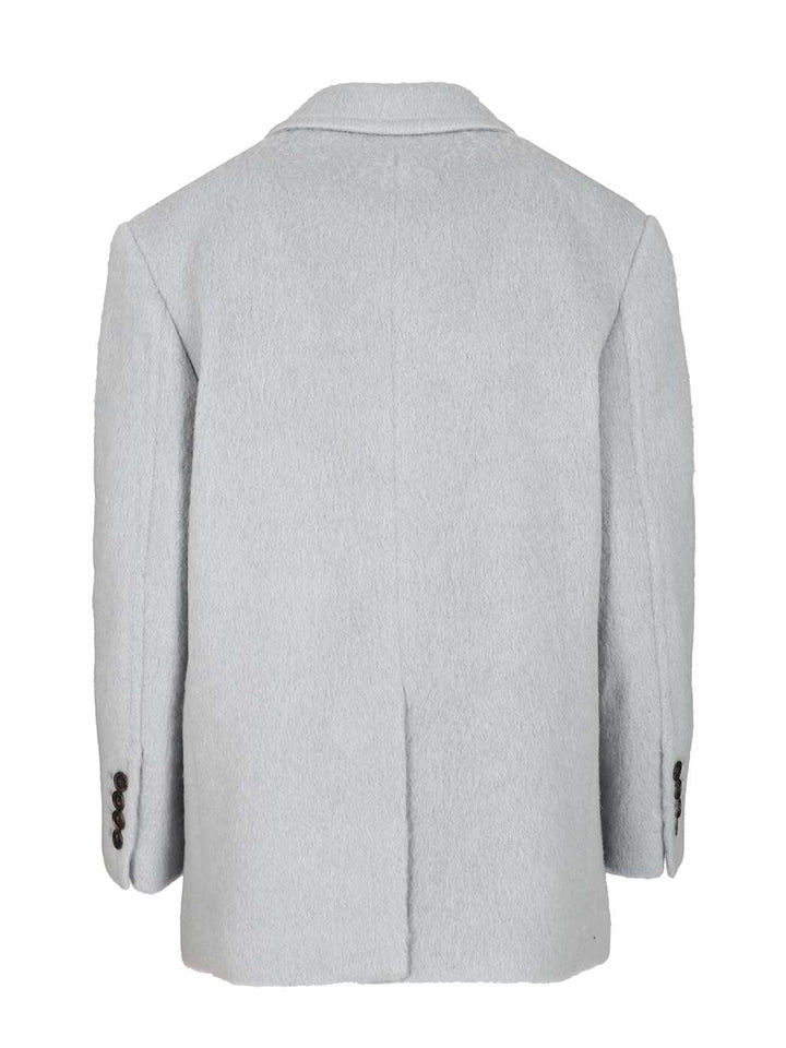 Dunst Wool And Alpaca Blend Blazer Jackets - Light blue | a9a239593745ee8a3c06d625c593cca954250cd1