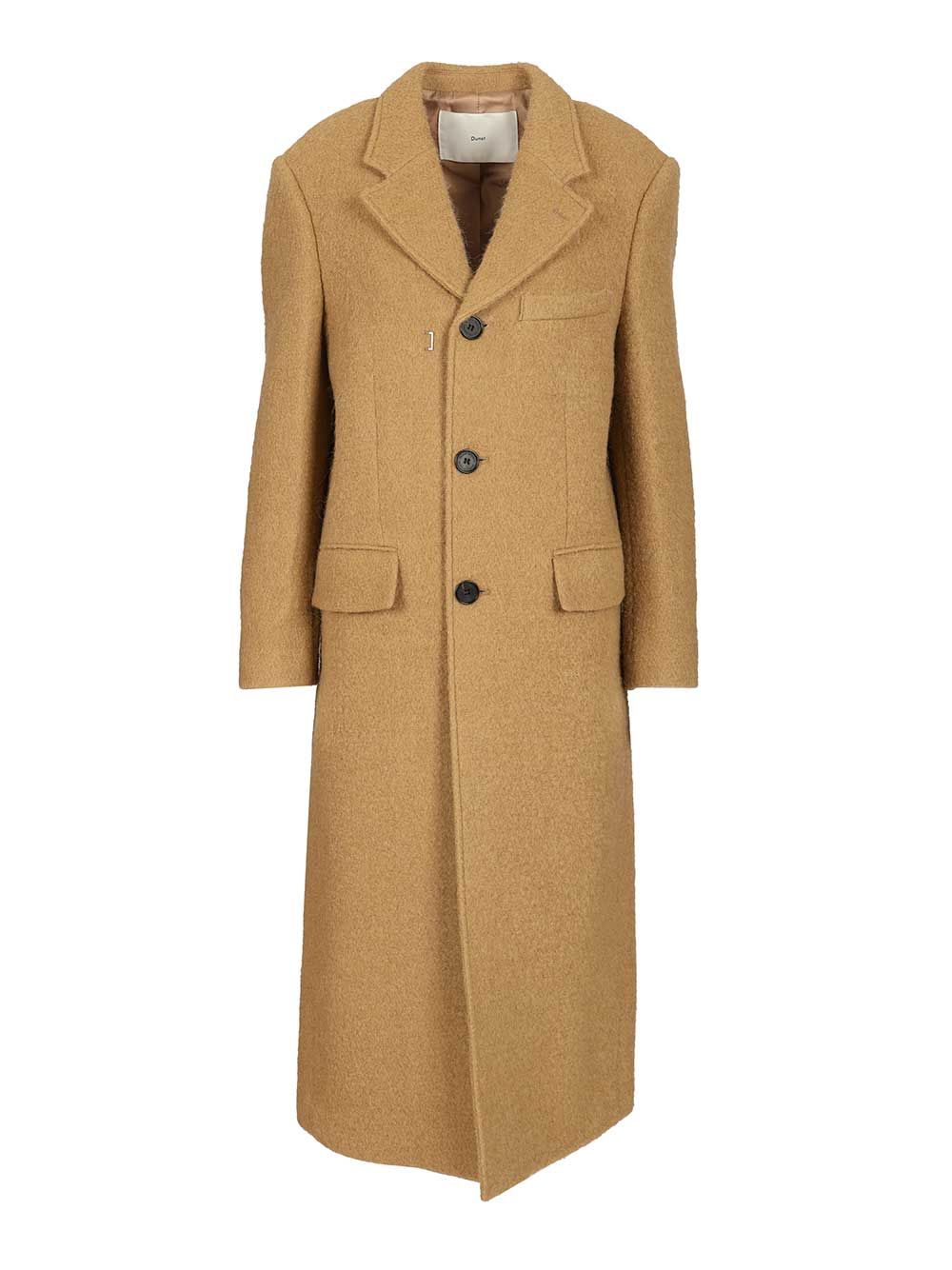 Dunst Structured Coat Coats - Beige | e8a01bd8d4f6ac2b67804ff7f26f055d9fef0120