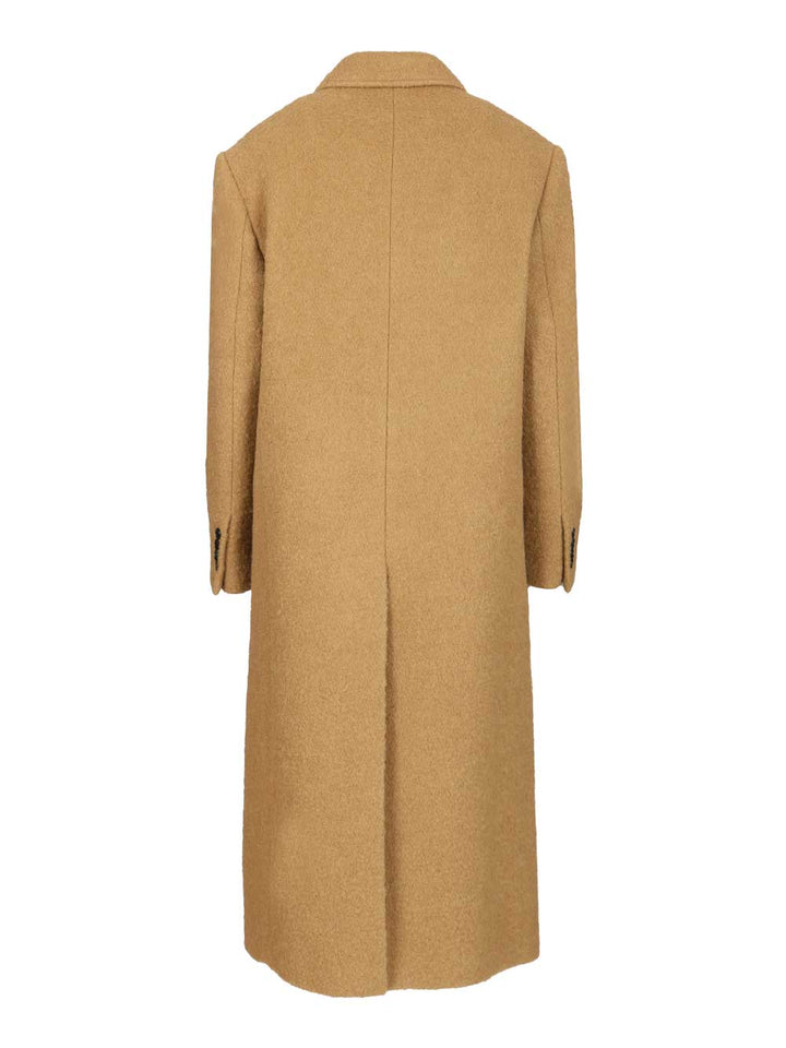 Dunst Structured Coat Coats - Beige | b480528d21c2c07c59a254d4c2357eb7ad348b9f