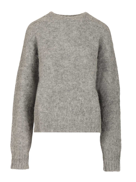 Crewneck Sweater Knitwear Grey