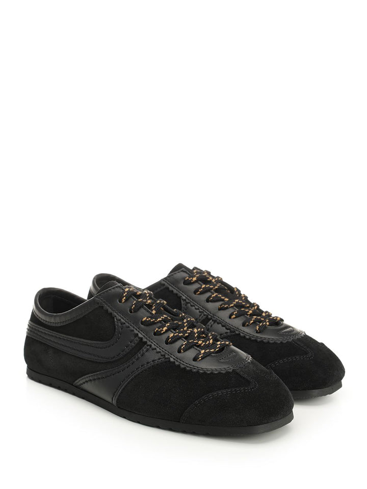 Dries Van Noten Suede Sneaker Sneakers - Black | 73447dc4b30c53fbd35195e7723e40ec87df82b2