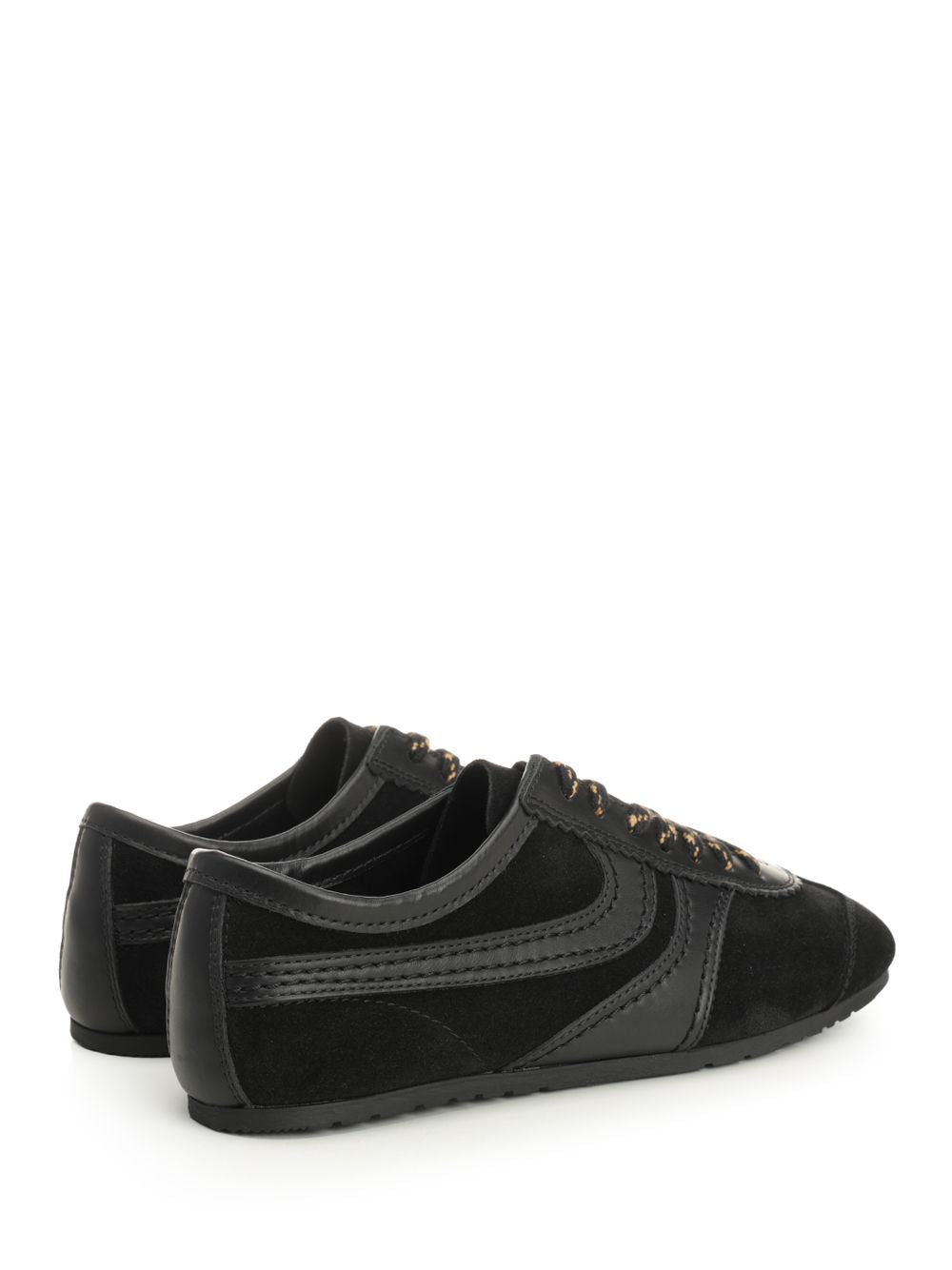 Dries Van Noten Suede Sneaker Sneakers - Black | afdf26bc52927a0a688debcbc98de1c004830b30