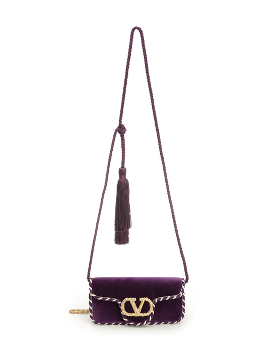 Locò Mini Velvet Clutch Clutches Violet