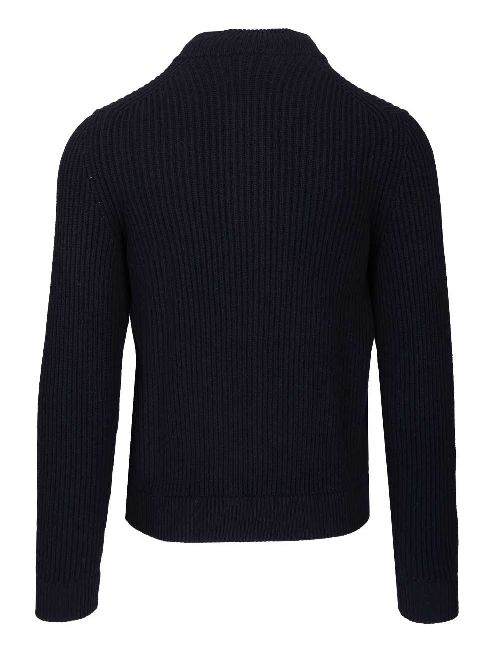 Fedeli Zip-Up Cardigan Knitwear - Blue | 9a963056fc04fe0e0f96b544ed6b26e45c3d085e