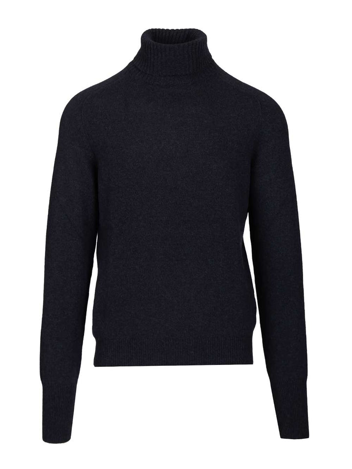Fedeli Turtleneck Sweater Knitwear - Blue | 00289cc24dd26e8d64d8754a4a2e148509030171