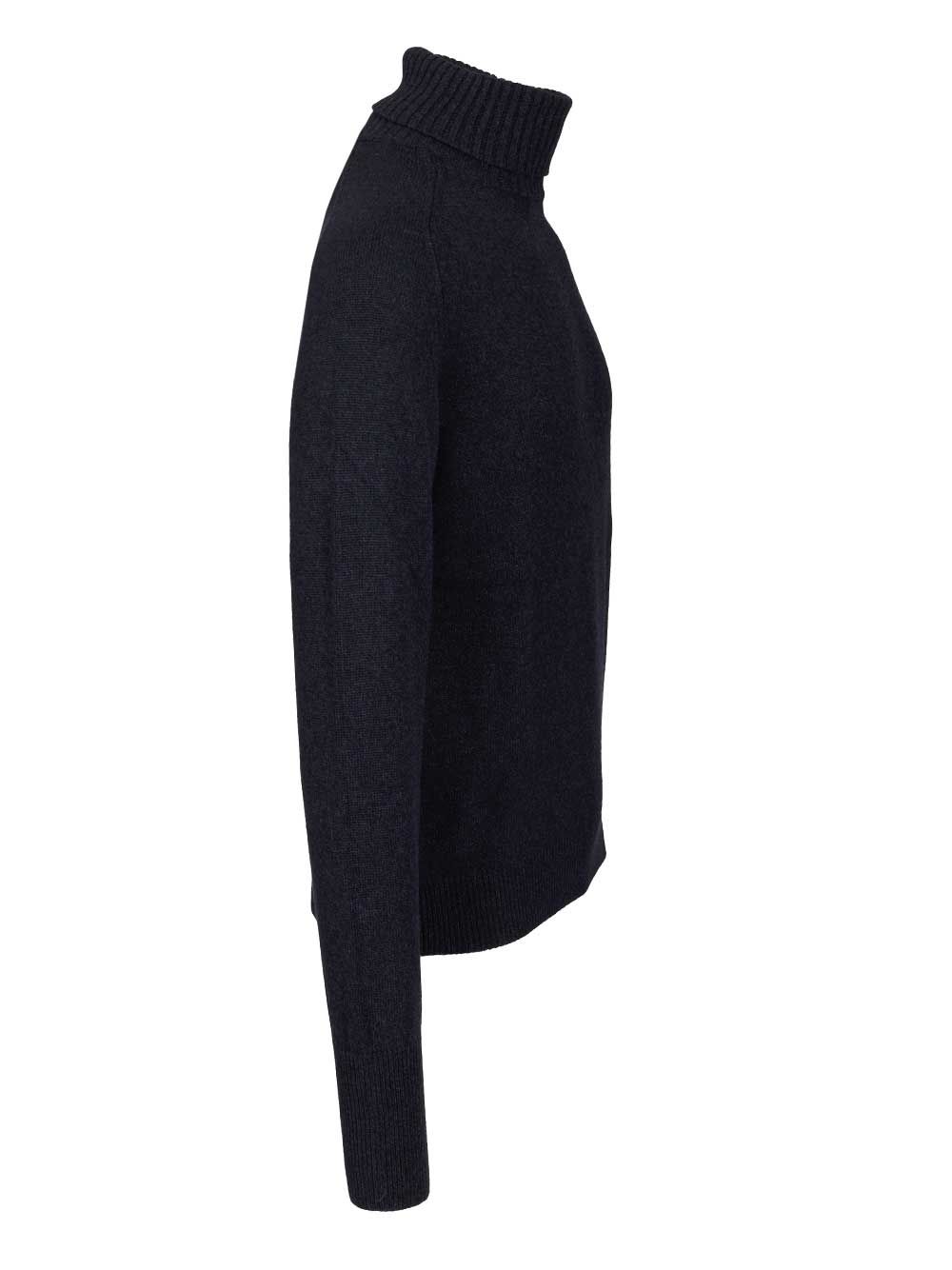 Fedeli Collo Alto Derby Saddler 100 Cachemire Knitwear - Blue | 4a10e0b3972897638784044f7c94b84d6e9bb002