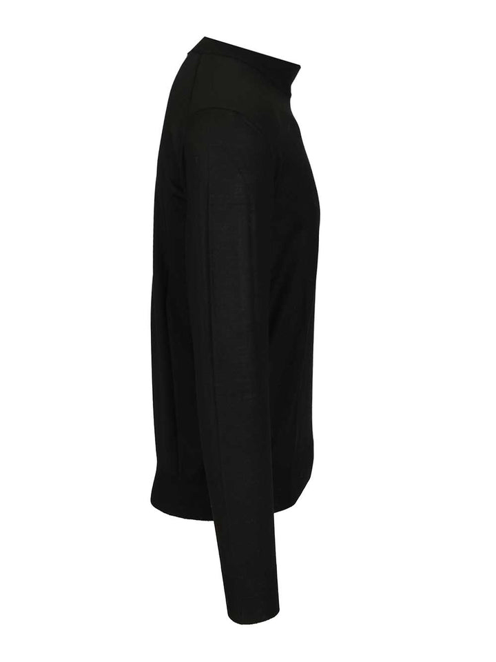 Fedeli Virgin Wool Sweater Knitwear - Black | 759dec15242db4b16010ffcd7c289d181cf08385