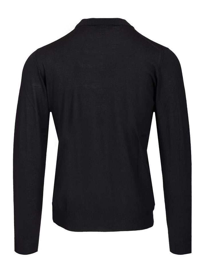 Fedeli Virgin Wool Sweater Knitwear - Blue | 0427549094cf14a9ba2ac3885cce9995aeb4973c