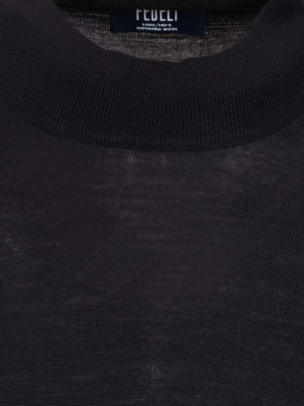 Fedeli Virgin Wool Sweater Knitwear - Blue | 2d73bffd6191a8bdf28a9e6ed894a3f8537f068f