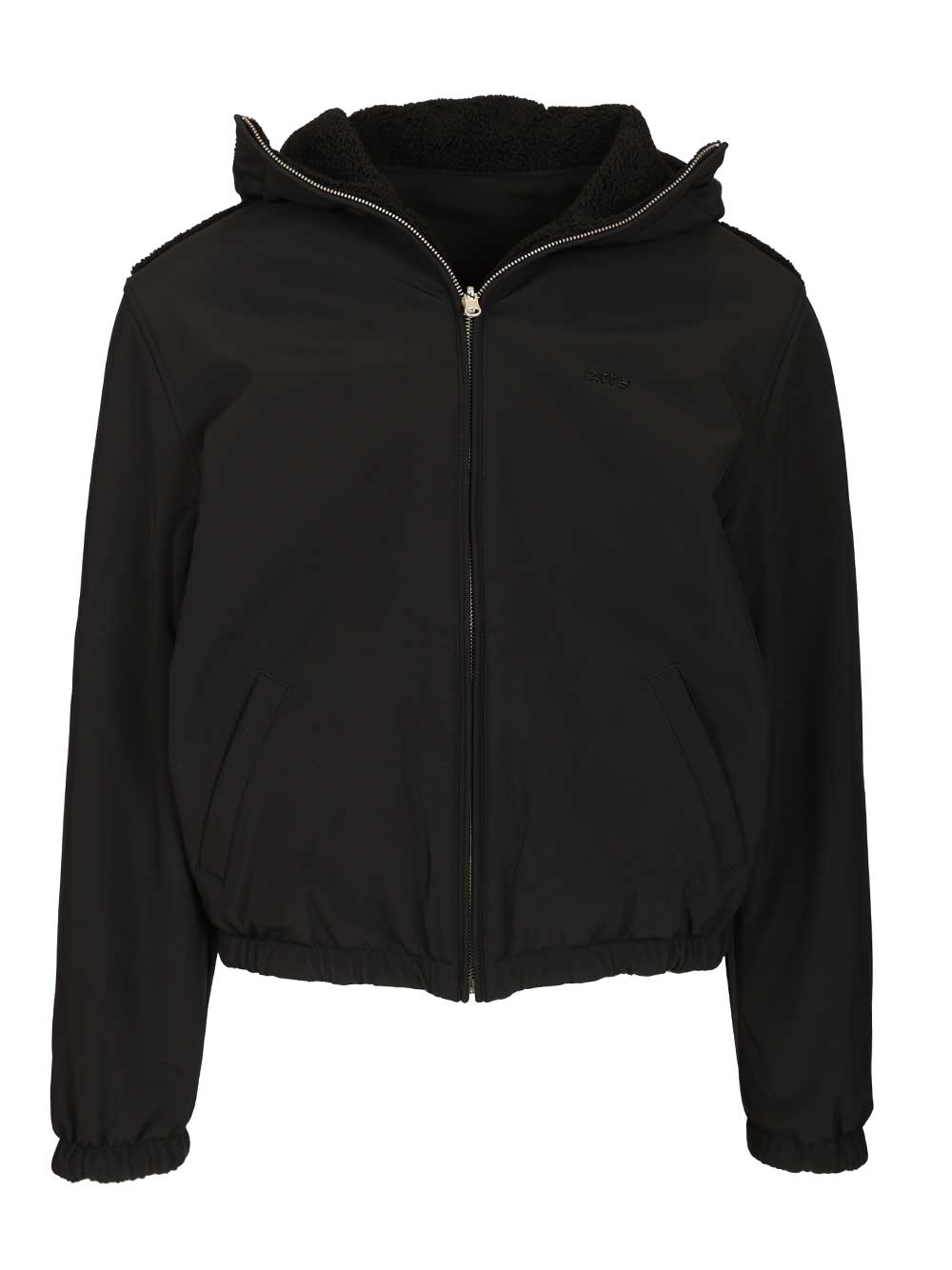 Arte Jacket In Sherpa And Nylon Jackets - Black | 60d64533320760661518f2f4a8c18dc87461d0df