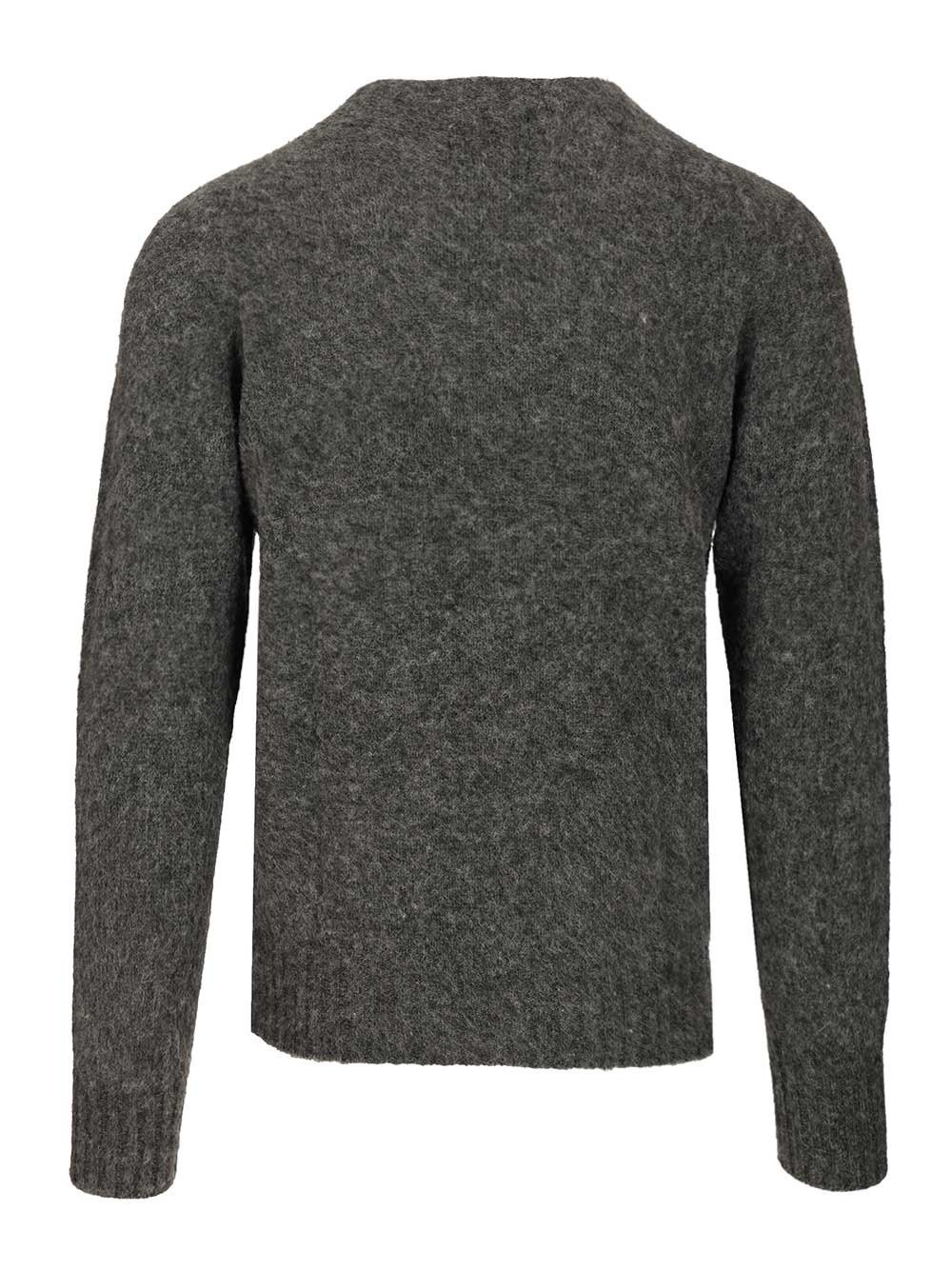 Howlin' Shetland Wool Crew Neck Knitwear - Grey | 26daeb1fd50c25ad02080bcbcde1bae3333b8512