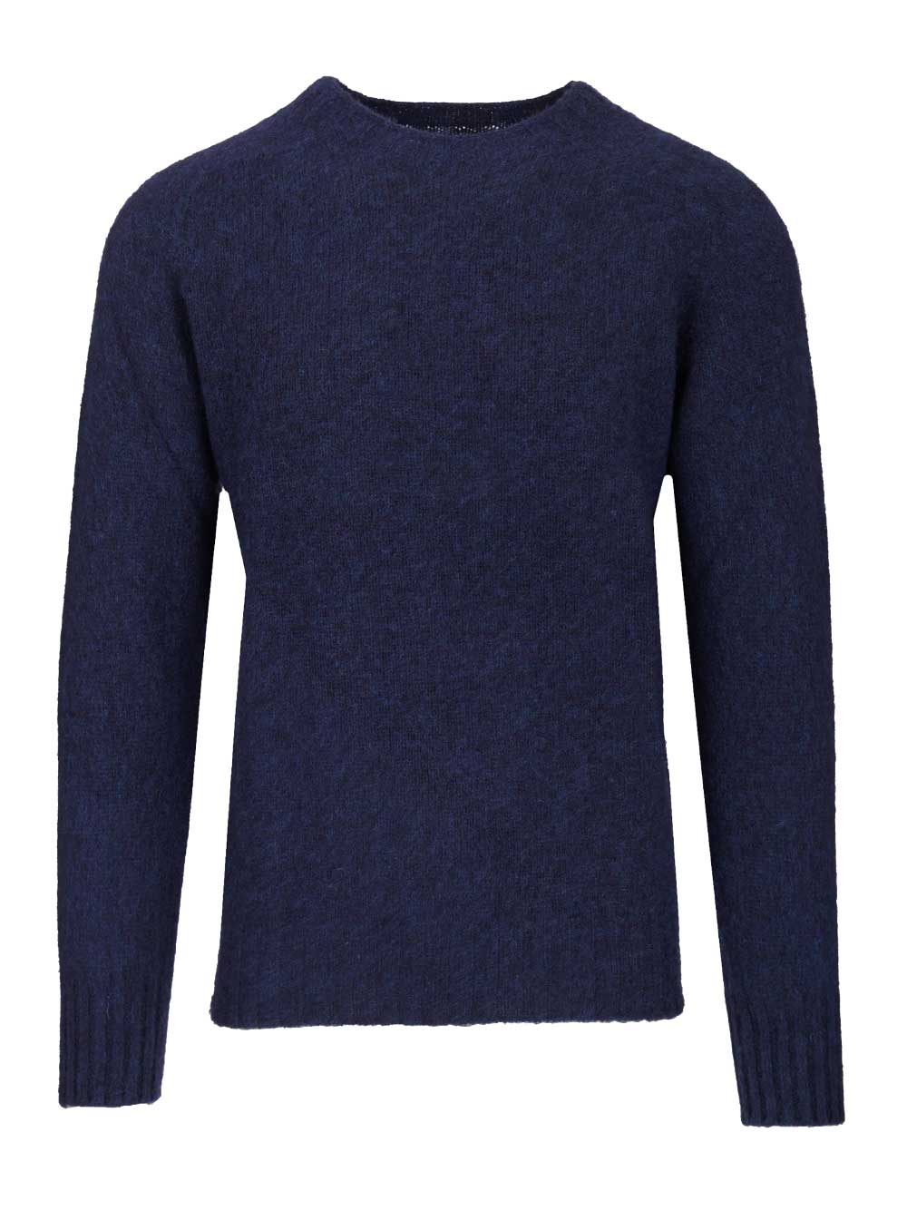 Howlin' Shetland Wool Crew Neck Knitwear - Blue | f230a865f95f54a4e6ccba35f9c07016b9f3aee3
